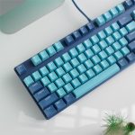 خرید کیبورد گیمینگ رپو مدل V500 pro cyan blue - تصویر 3