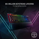 خرید کیبورد بی سیم گیمینگ ریزر مدل Razer BlackWidow V3 Pro - سوئیچ زرد - تصویر 4