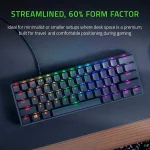 خرید کیبورد گیمینگ ریزر مدل Razer Huntsman Mini - سوییچ قرمز - تصویر 3