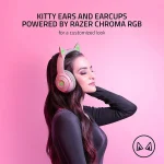 خرید هدست گیمینگ ریزر مدل Razer Kraken BT Kitty Edition - تصویر 2