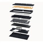 خرید کیبورد گیمینگ ریزر Razer blackwidow v4 75% مشکی - سوییچ نارنجی - تصویر 3