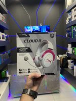 خرید هدست اپن باکس hyperx cloud 2 سفید صورتی - تصویر 2