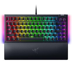 خرید کیبورد گیمینگ ریزر Razer blackwidow v4 75% مشکی - سوییچ نارنجی