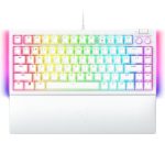 خرید کیبورد گیمینگ ریزر Razer blackwidow v4 75% سفید - سوییچ نارنجی