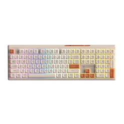 خرید کیبورد گیمینگ لاجیکی Logikey K330CW Cream & Brown