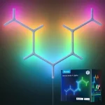 خرید چراغ دیواری هوشمند گووی 7 تیکه Govee Glide RGBIC Y Lights - تصویر 2