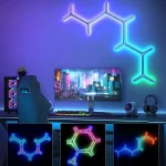 خرید چراغ دیواری هوشمند گووی 7 تیکه Govee Glide RGBIC Y Lights - تصویر 5