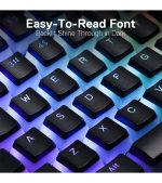 خرید کی کپ کیبورد ردراگون Redragon PBT Scarab Pudding A130 Black - تصویر 2