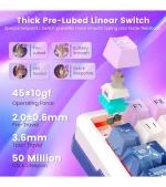 خرید کیبورد بی سیم/باسیم گیمینگ ردراگون Redragon K708 AK PRO RGB - تصویر 7