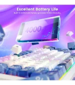 خرید کیبورد بی سیم/باسیم گیمینگ ردراگون Redragon K708 AK PRO RGB - تصویر 6