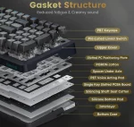 خرید کیبورد بی سیم/باسیم گیمینگ ردراگون Redragon BRAGI K688 GB PRO - تصویر 6