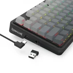 خرید کیبورد بی سیم گیمینگ ردراگون Redragon Ucal Pro Geb K673SP PRO RGB Wireless - سوئیچ سبز - تصویر 3