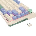 کیبورد بی سیم گیمینگ ردراگون Redragon Geb K673 CPG PRO RGB Wireless - سوئیچ قرمز - تصویر 3